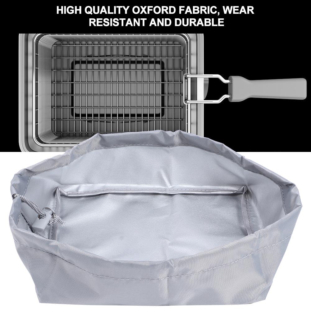 20x15x8cm 420D Oxford Cloth Fryer Dust Cover Frying Machine Outer ive Cover for Home Use