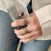 Women's Retro Good Luck Open Chain Ring - Korean Style Trendy Index Finger Jewelry