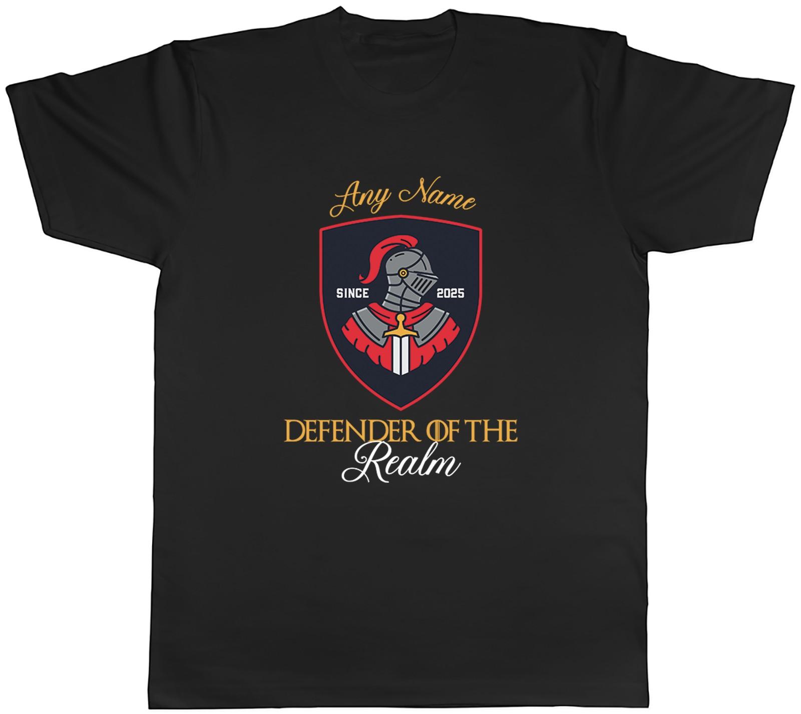 Personalised Medieval Knight Mens T-Shirt Tee Gift Top XXL