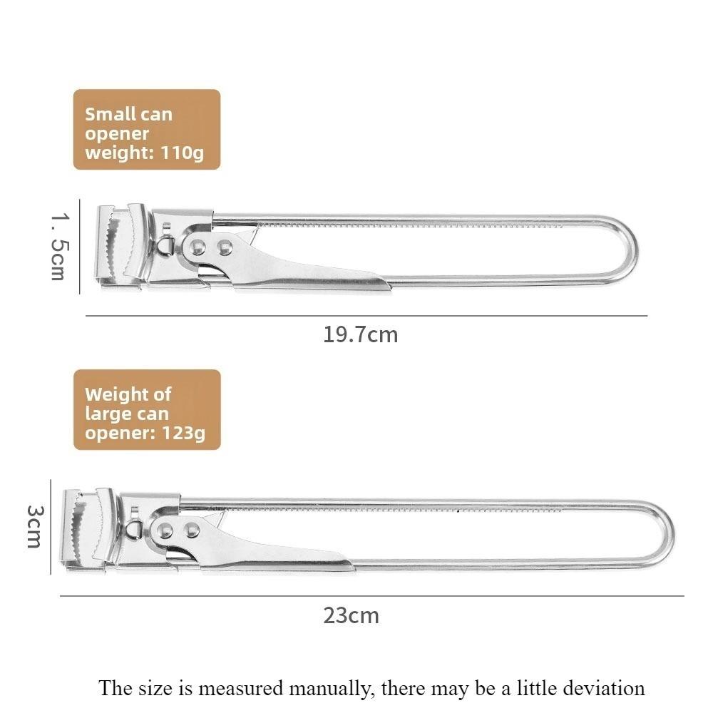 Best Can Opener and Bottle Opener Adjustable Multi-Function Stainless Steel Can Opener Jar Lid Clip Manual Kitchen Accessories