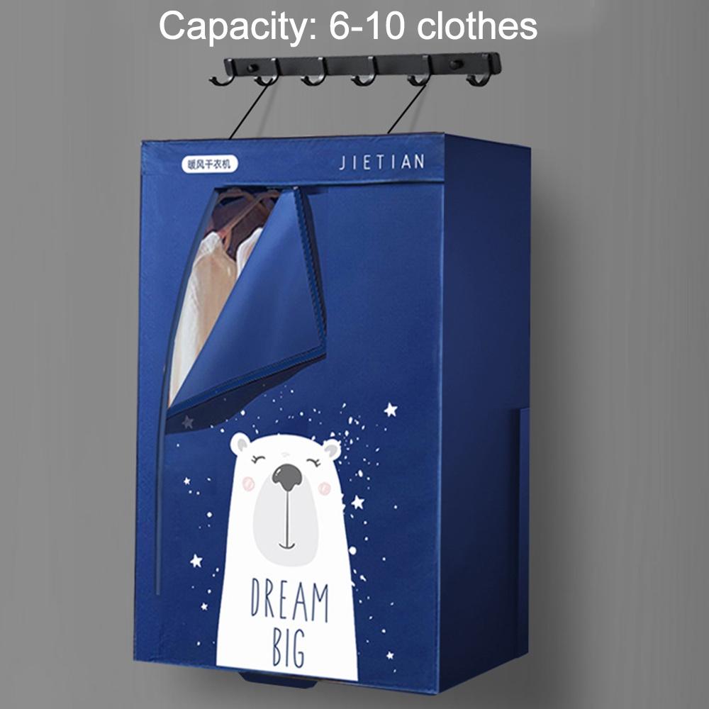 1000W Przenośna Elektryczna Suszarka do Ubrań Składana Szafa Stojak do Suszenia Maszyna Grzewcza 220V/50HZ