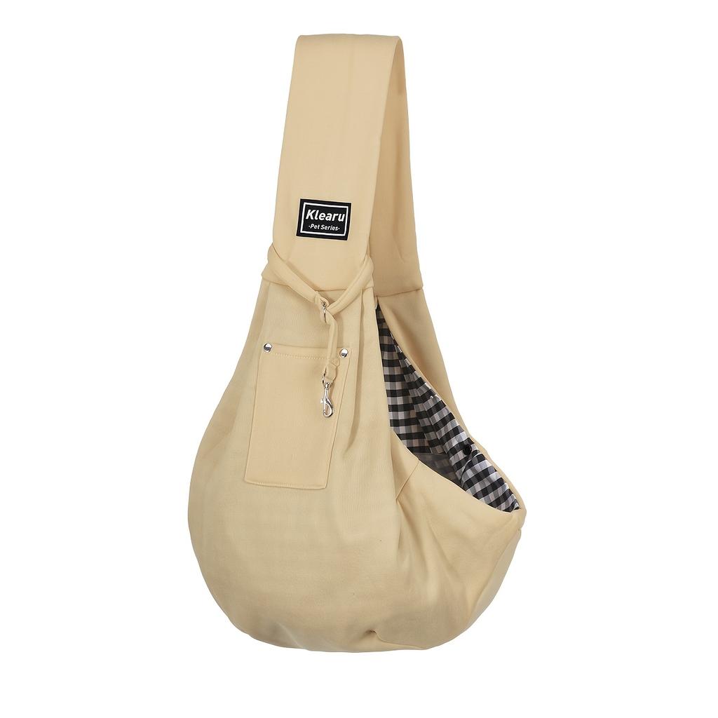 Borsa a tracolla comoda in cotone per cani e animali domestici, borsa a tracolla per viaggi all'aperto, portatile, per gatti e cuccioli, accessori per il trasporto di animali domestici