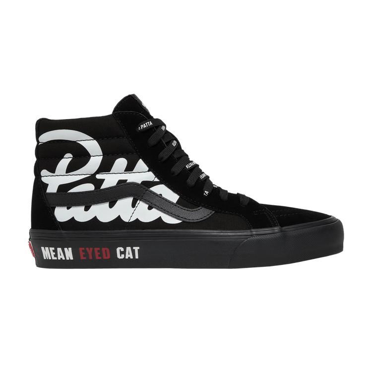 Patta x Vans Vault Sk8-Hi Reissue VLT LX Mean Eyed Cat - Black 35
