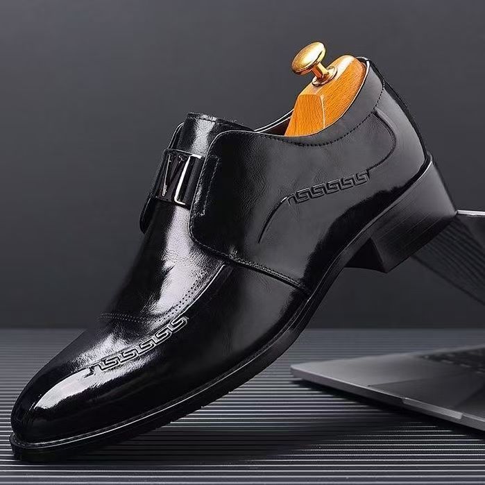 Fashion Leather Shoes For Man Genuine Leather Casual Shoes Fashion Business Oxford Shoes High Quality Designer Work Shoes