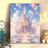 Diy Digital Oil Painting Dream Castle Hand-Filled Oil Painting Stall Decorative Painting