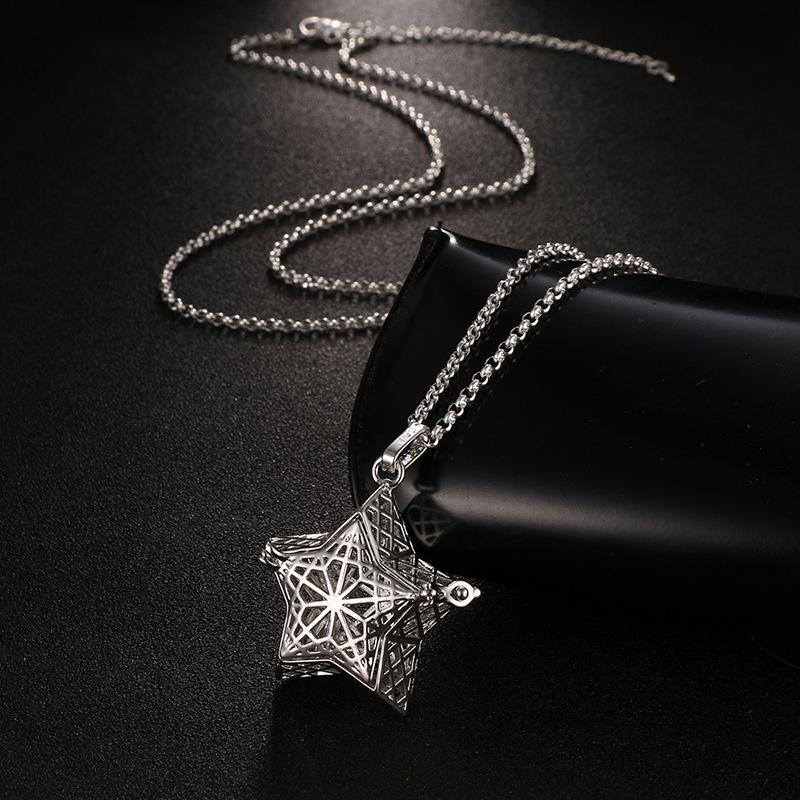 Neue Aromatherapie Ätherisches Öl Diffusor Halskette Schmuck Quadratisch Hohl Parfüm Medaillon 16MM Musik Kugel Damen Anhänger Zubehör