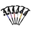 Low Moq  Trekking Pole 4 Section Alpenstock Light Telescopic Hiking Stick Anti-shock Anti-skid Walking Stick