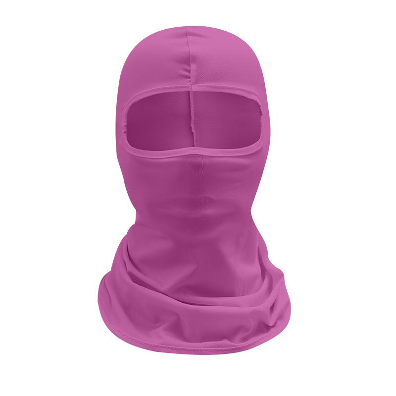 Summer Ice Silk Sunscreen Face Mask: Windproof Dustproof Balaclava for Cycling, Biking, and Outdoor Sports
