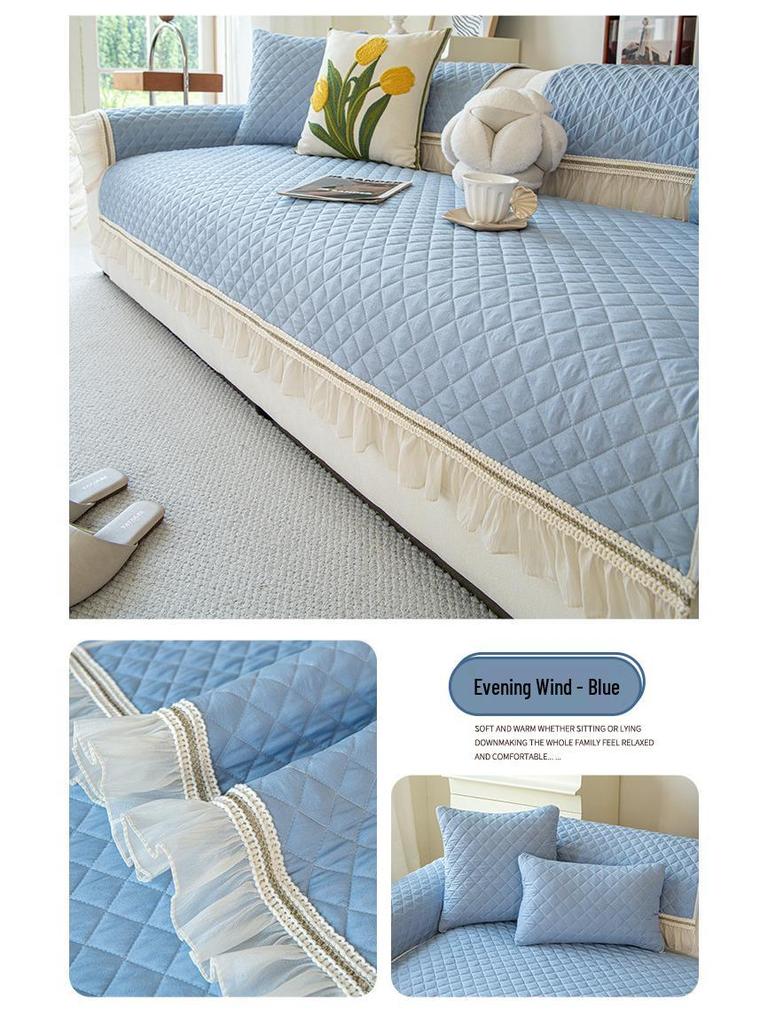 Universal Non-Slip Sofa Cover for All Seasons - French Light Design, 2026