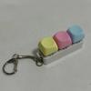 New Fidget Keychain DIY Keyboard Fidget Keychain Keys Button Relief Stress Finger Keyboard Cap 4/9Keys Pass The Time Clicker Toy