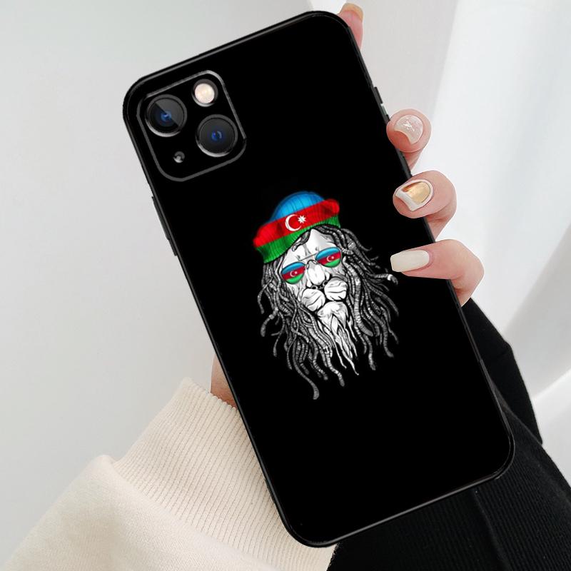 Azerbaijan Buta Flag Phone Case For iPhone 17 Pro Max 16 15 11 13 12 14 Pro Max mini 15 16 Plus 16e 17 Air Cover