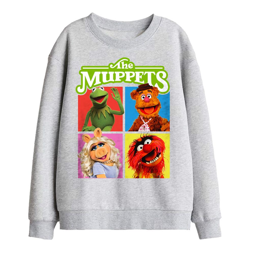 The Muppets Childrens/Kids Character Boxes Heather Sweatshirt