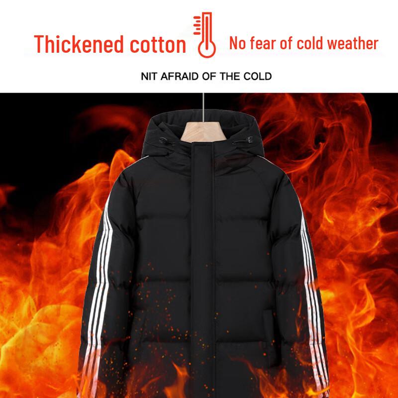 ROMON Men's Hooded Padded Winter Jacket
