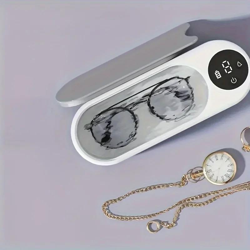 

High-Frequency Ultrasonic Glasses Cleaner Machine Wireless Control Multi-Purpose Cleaning for Eyewear and Accessories