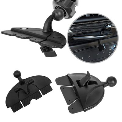Supporto per Telefono da Auto con Clip Rotante a 360 Gradi per Fessura CD con Pad Antiscivolo Supporto Universale per Smartphone per Samsung/MP3