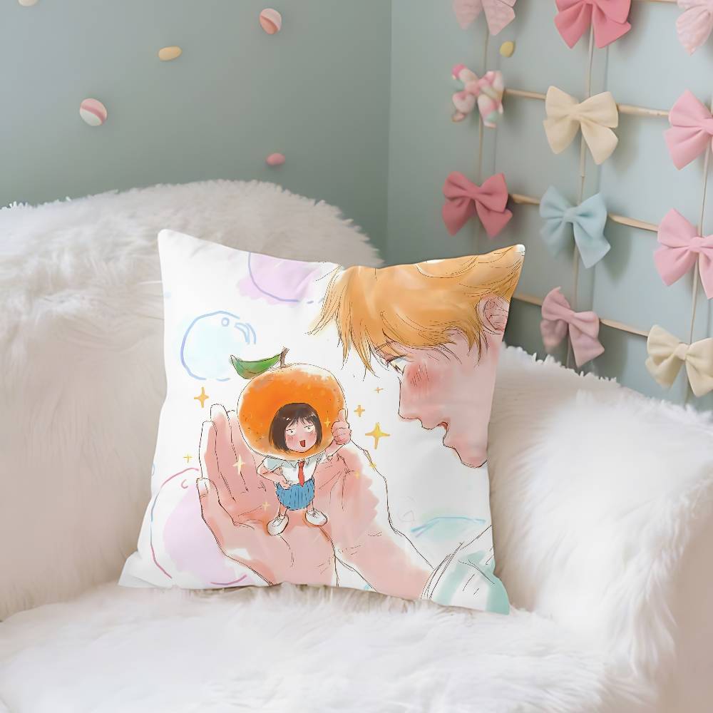 Cute SSkip AndLoafer Couple Style Throw Pillow Covers Pattern Cushion Cover Suitable For Sofa Bedroom Car Pillow Cover