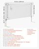 Toddler Bed Rail, Kids Beds Guard Rail with Reinforced Iron Pipe and Oxford Cloth, Adjustable Height Bed Side Railing, Portable Guard Bumper Barrier