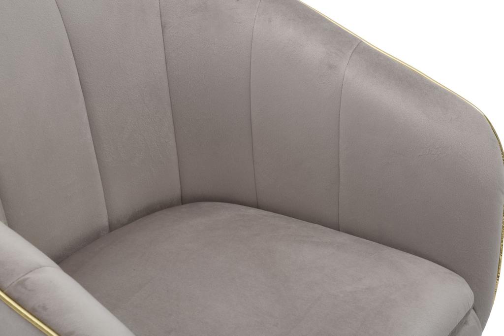 Parmchair Paris Grey Gold Cm 62X58X78