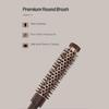 3Pcs Round Brush Set for Effortless Blow Drying and Styling of Short Hair with Comfortable Handle and Ceramics Barrels