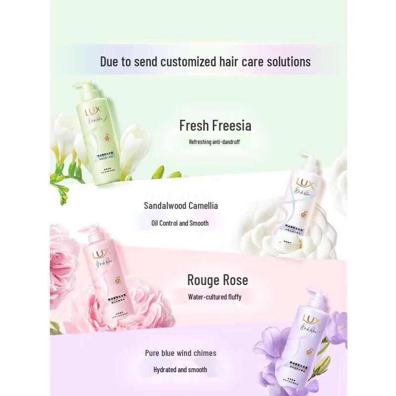 LUX Essential Oil Fragrance Rouge Rose Shampoo