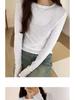 2025 New Slimming Round Neck Long-Sleeve Top for Women