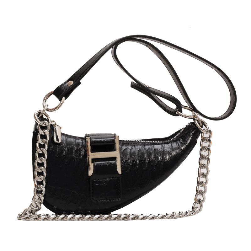 Cold Wind Crescent Armpit Bag Female High Sense Versatile Foreign Style Messenger Bag Tide
