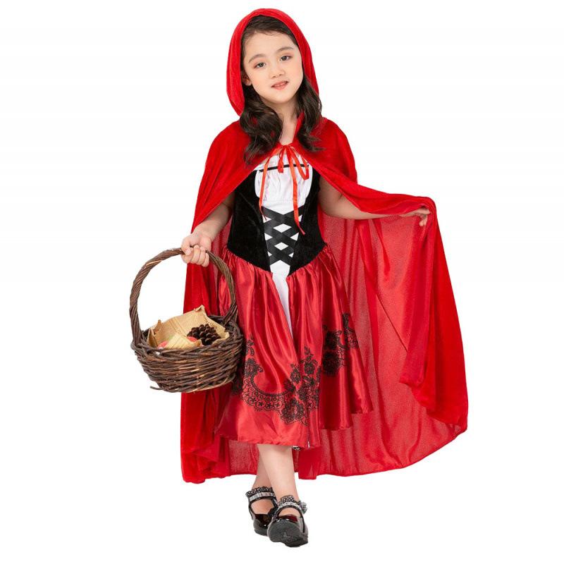 Little Red Riding Hood Costume Theatrical Performance Parent-child Costume Women's Halloween Costume