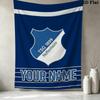 Benutzerdefinierter Name Tsg Hoffenheim Wandteppich Ästhetisches Wandbehang Gedruckte Stoffdecke Dekorative Wandteppiche für Schlafzimmer Wohnzimmer Heimdekoration