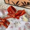 Girls’ Winter Chinese-Style Thickened Frog Button Outfit - Long Pants Two-Piece Set AWB122