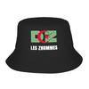 DZ Les Zhommes Bucket Hat For Couple  Fisherman Hats Classic Travel Hiking Caps Portable Streetwear Printed Visor Hats