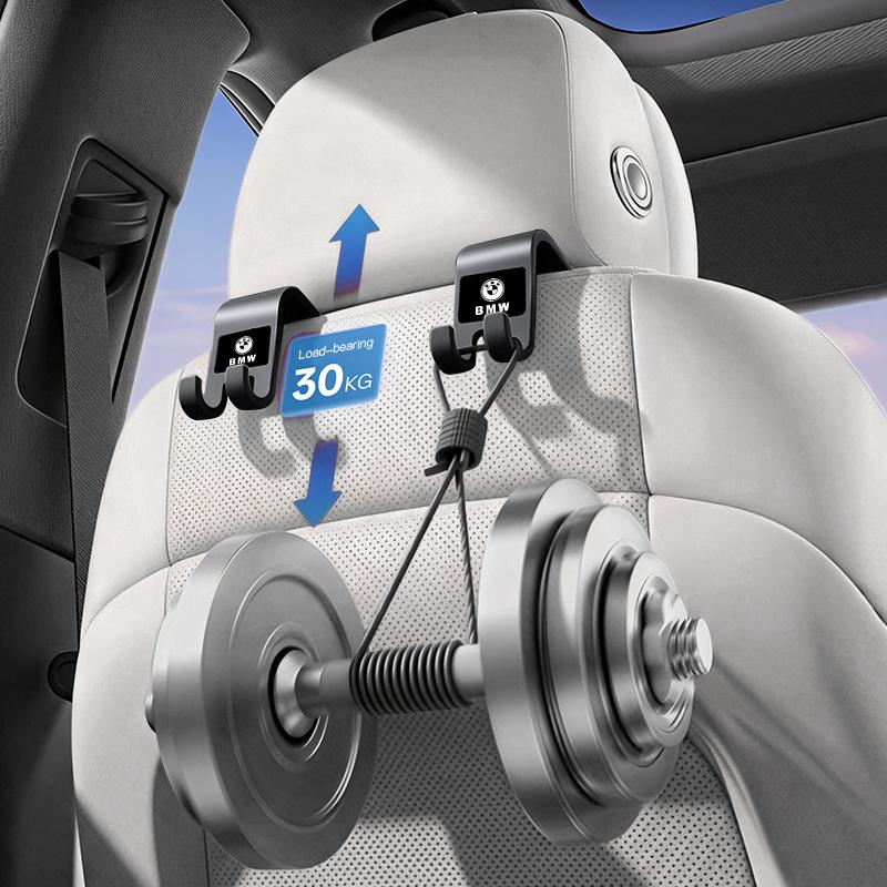 2Pcs Car Seat Back Hooks Storage Car Headrest Organizer Hanger for BMW E92 X1 X2 Performance F30 F40 F10 E91 X5 X6 E30 E28 X3 E9 mkcp79