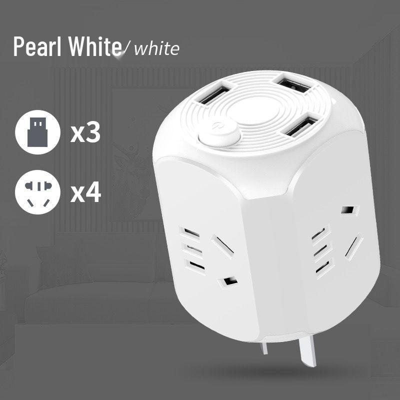 Szybka ładowarka USB kostka konwerter: Wielofunkcyjna Mini Listwa Zasilająca i Adapter Wtyczki