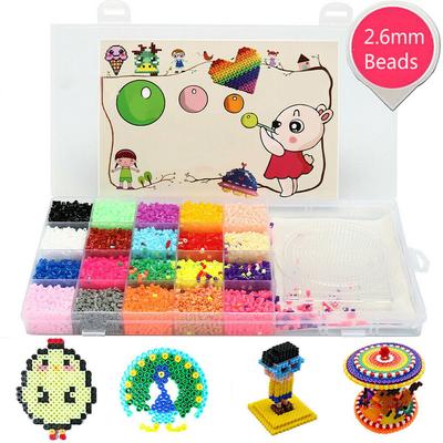2.6mm Jigsaw Puzzle Bean 20 Colour Set Children's DIY Puzzle Intellectual Toys