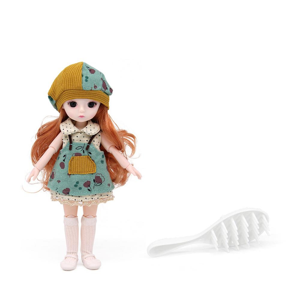 

Simulation Ball-jointed Doll with Handbag Makeup Movable Joints Handmade Dolls Dress Up Toy Accessories Christmas Birthday