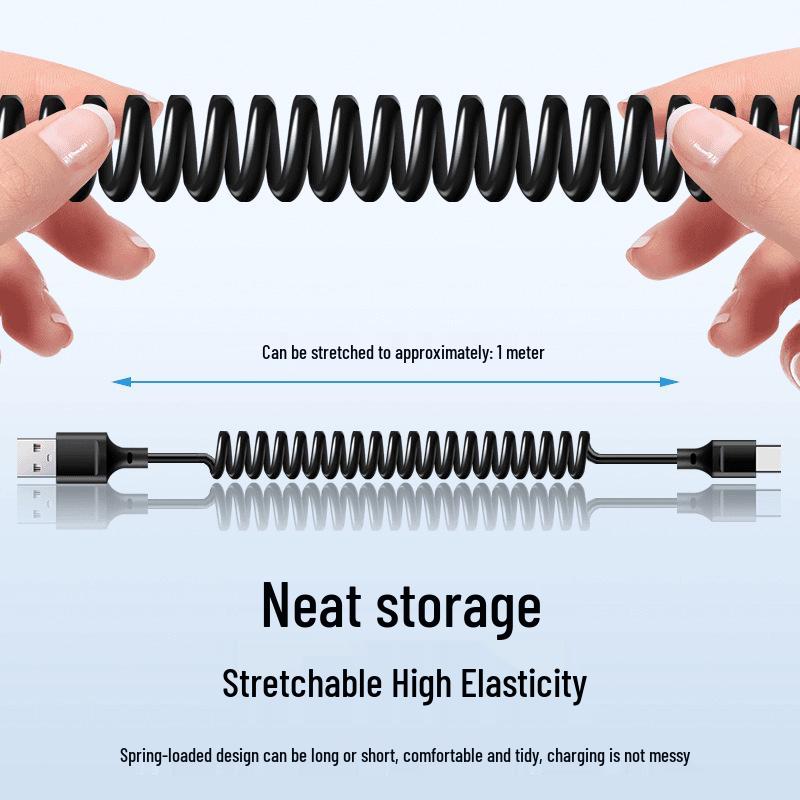 Dual Type-C 120W Super Fast Charging Cable for Apple & Huawei - 6A Flash Charge Compatible