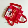 Velvet Chinese Style Wedding Candy Bag with No Folding Required