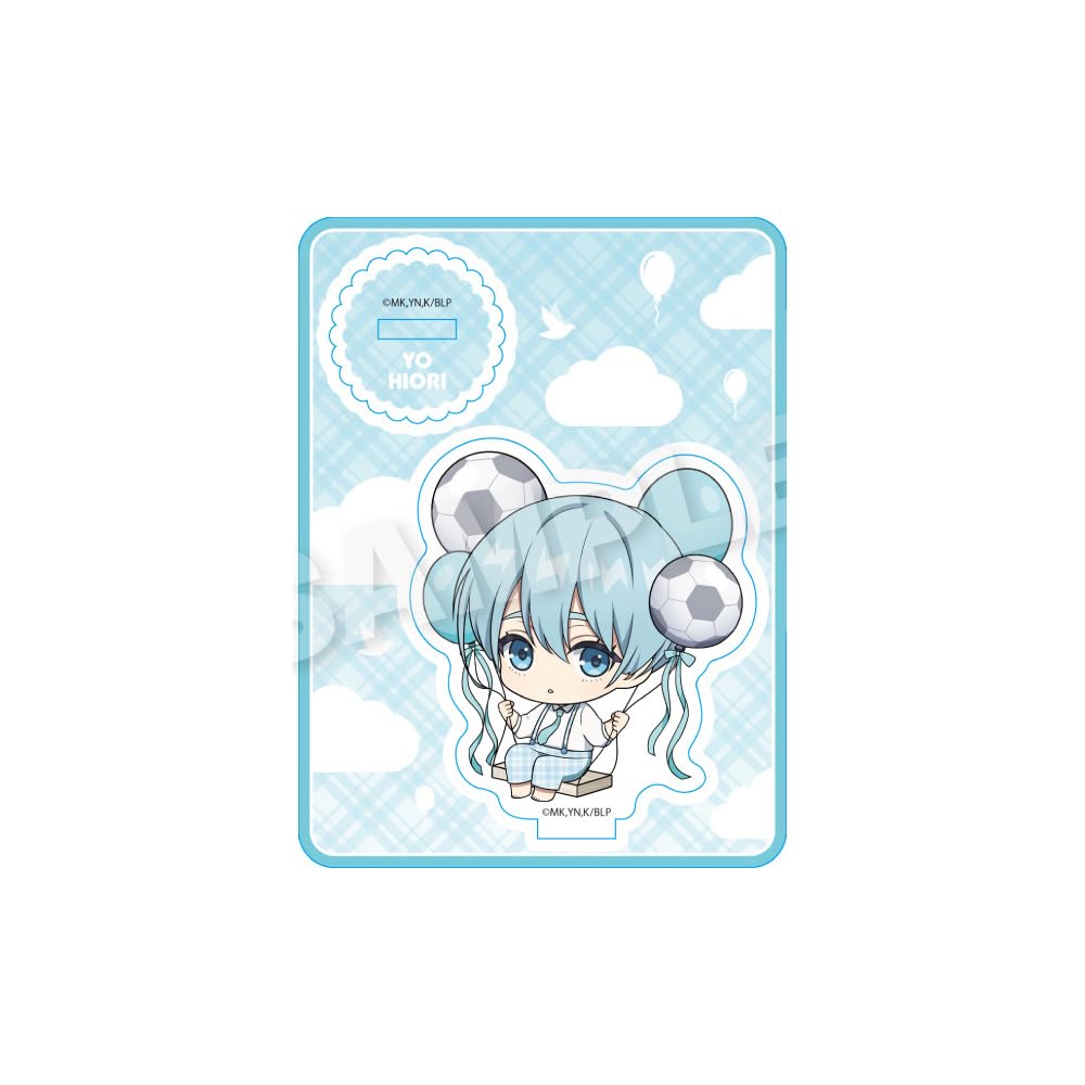 Blue Lock Hiori Hitsugi Mini Character Acrylic Mascot Balunko ver.