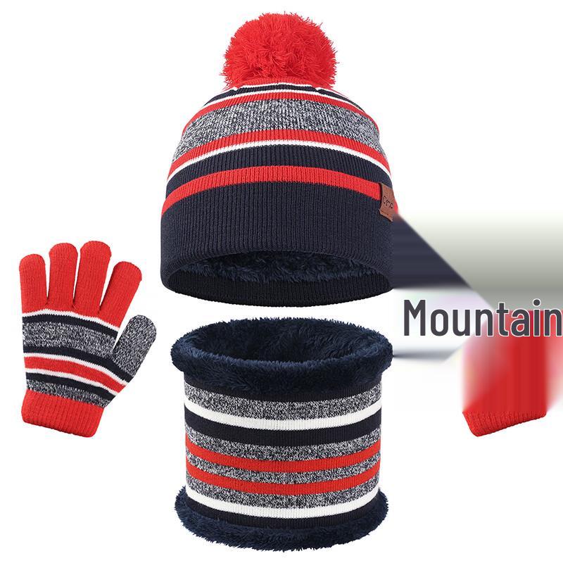 Children s Knitted Christmas Winter Warm Set Size 1