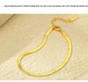 Under the Banyan Tree S925 Sterling Silver Minimalist Snake Bone Bracelet Women's Layered Jewelry