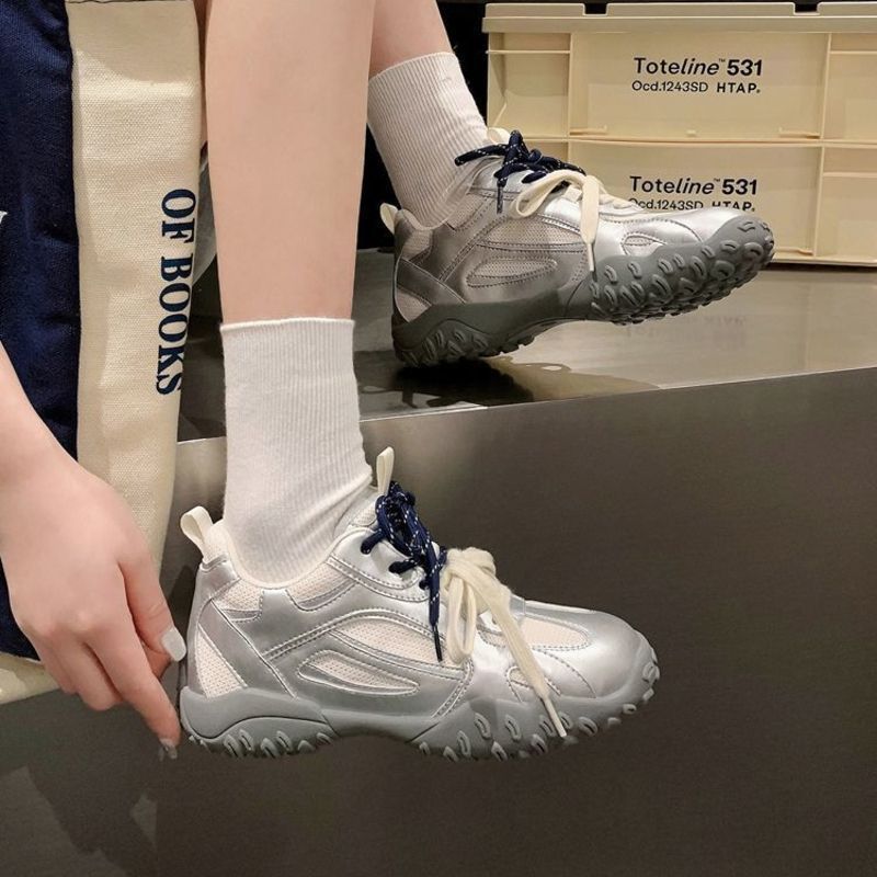 

Women s spring new models show small feet, fashionable versatile little white shoes, breathable design sneakers 40 срібний
