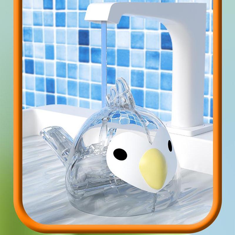 Průhledná Pískací hračka Vodní pták Děti Trénink orálních svalů Výslovnost Specifická píšťalka Nástroje pro trénink výslovnosti