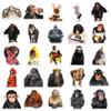 50 Crazy Monkey Cartoon Stickers: Fun, Creative, Waterproof Suitcase & Desktop Decorations