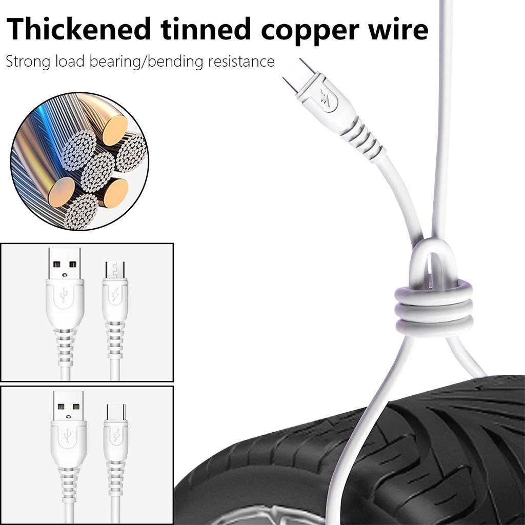 2A USB2.0 Male To USB 5Pin/Type C Male Charging Cable Cord Data Wire Line for Quick Charging and Stable Connection