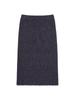 KIRSH Texture Pattern Knit Long Skirt [Dark Navy]
