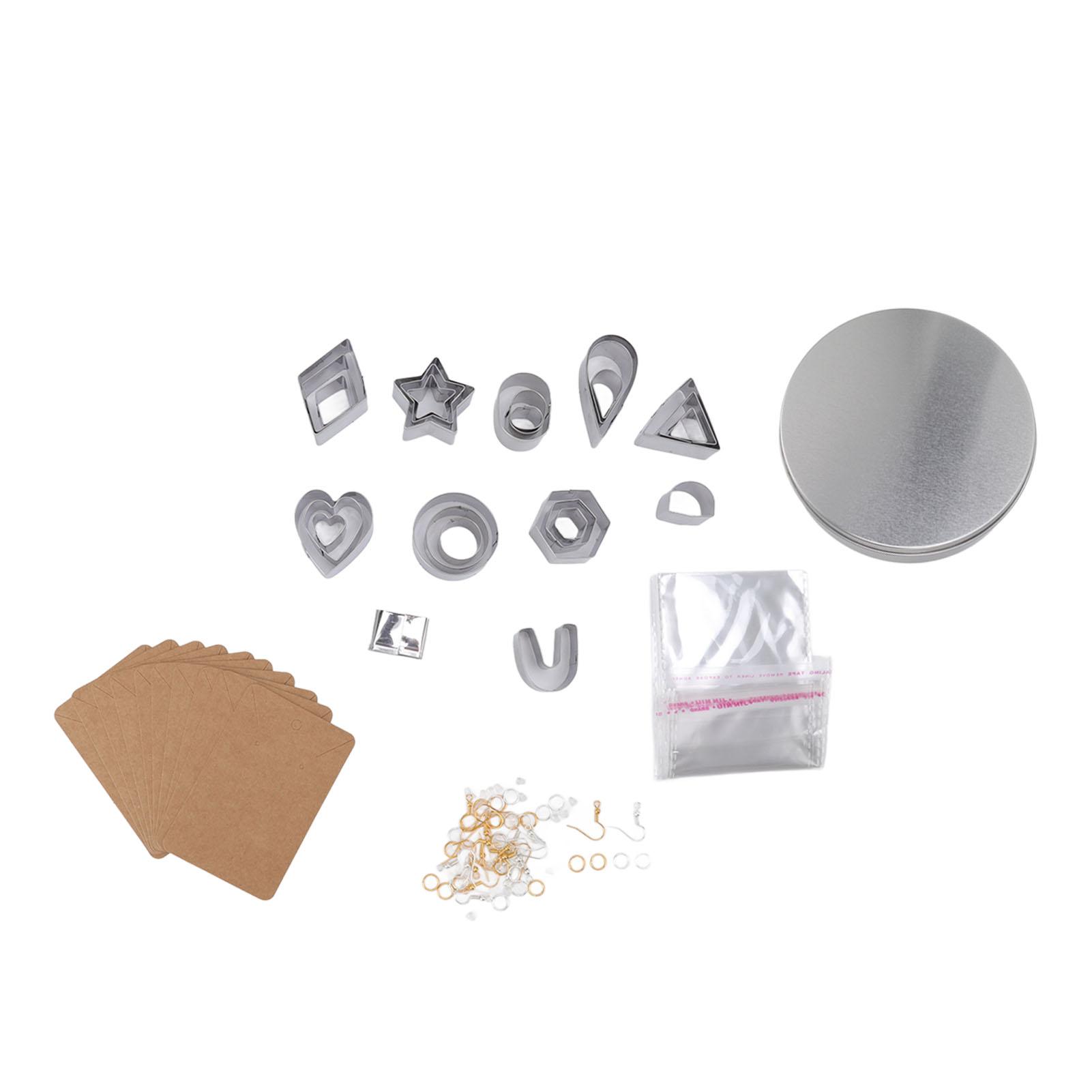 

127 шт. Набор резцов для полимерной глины из нержавеющей стали для самостоятельной работы с серьгами из полимерной глины с утюгом