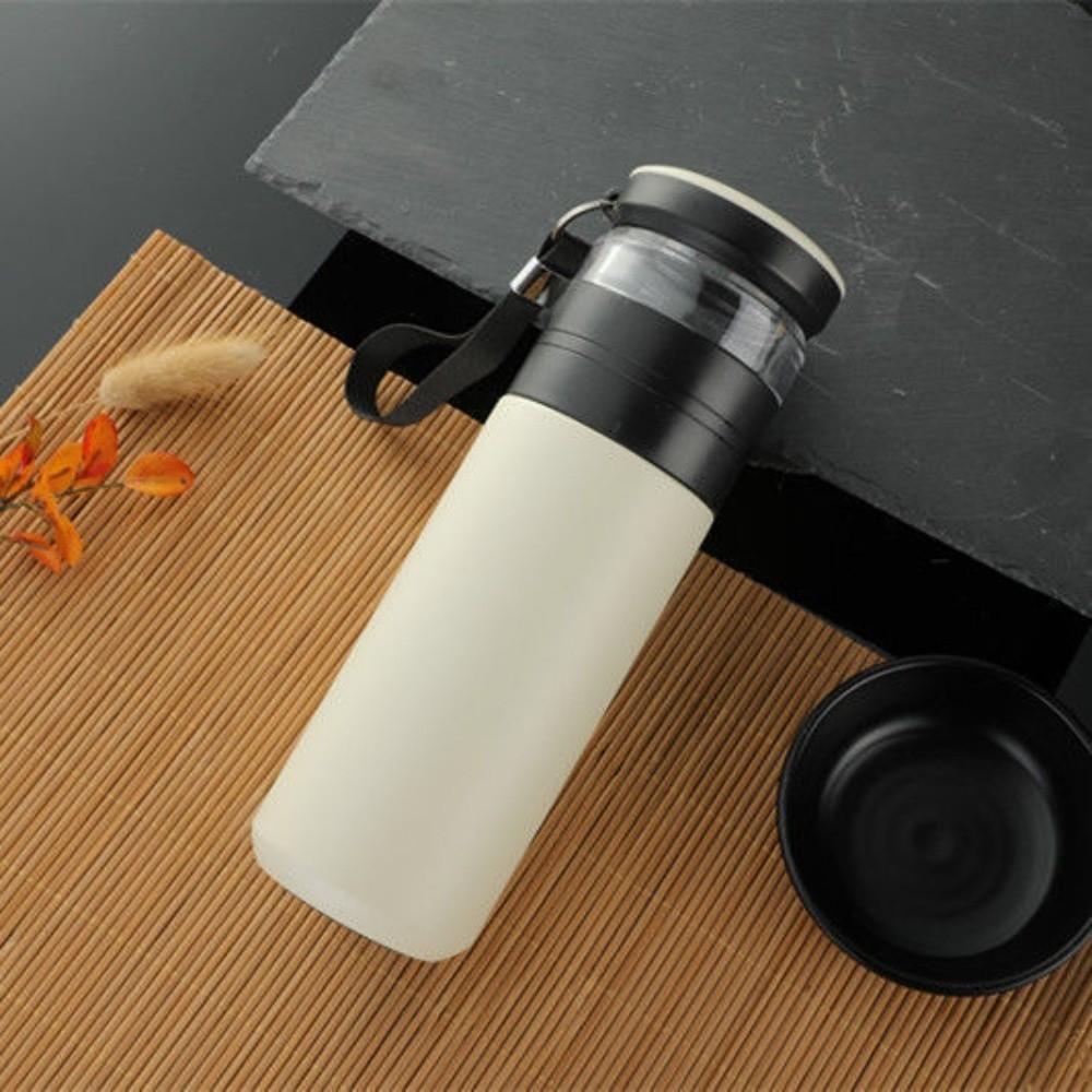 500ML Capacity Insulated Cup Leak-Proof Tea Brewing Cup Portable Tea Infuser Bottle