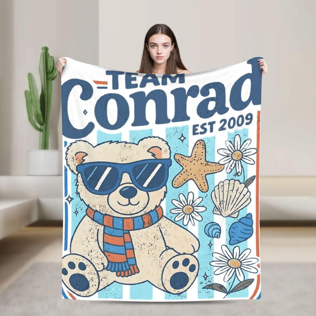 Conrad Fisher Decken Weich Lustig Plüsch Überwurfdecke Für Kinder Erwachsene Sofa Bett Flanell Bettbezug Bettdecke