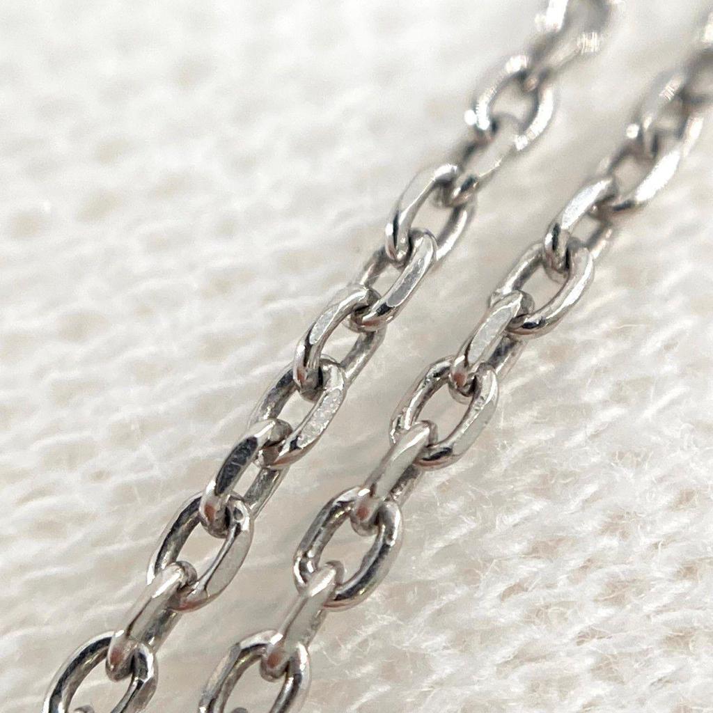 Used [8% OFF Coupon Distributed] TASAKI Diamond X Pearl PT850/PT900 D0.02 Necklace 3.5g White