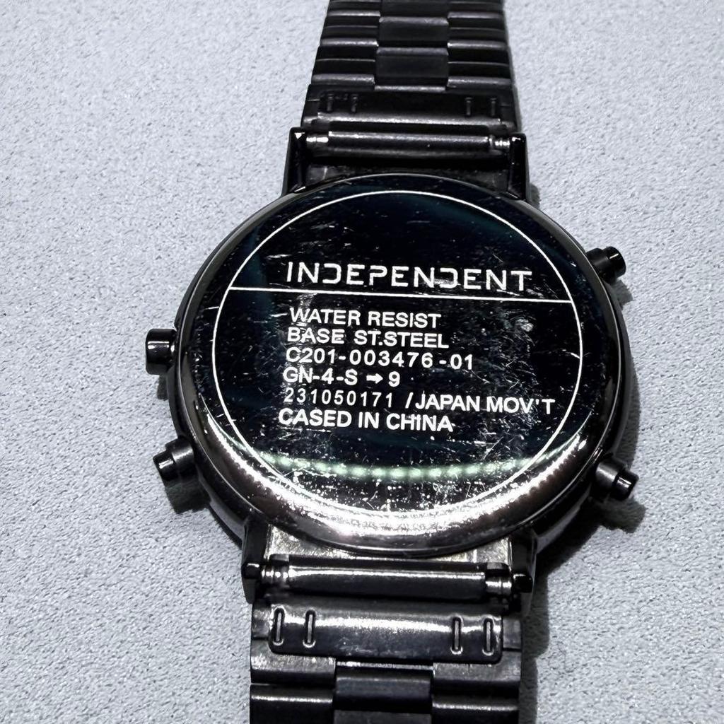 Used CITIZEN INDEPENDENT Digital Analyzer Watch C201 Black