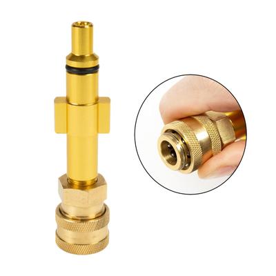 Hochdruckreiniger-Schlauchanschluss-Adapter-Set, Schnellanschluss an Stab, 1/4 Zoll